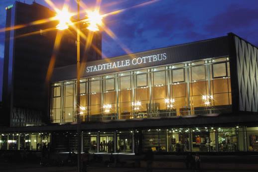Modernste Eleganz in der Stadthalle Cottbus