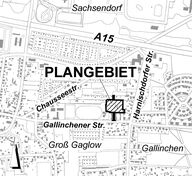 Geltungsbereich Bebauungsplan "Wohngebiet Am Sportplatz", Groß Gaglow