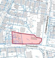 Geltungsbereich Veränderungssperre Feuerwache II - Ewald-Haase-Straße