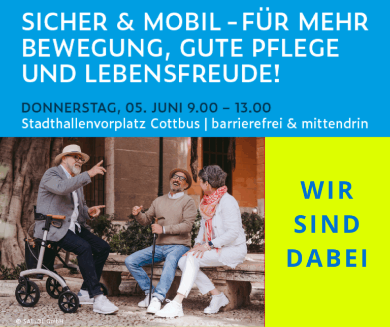 Aktionstag: „Sicher & Mobil – Für mehr Bewegung, Gute Pflege und Lebensfreu-de“