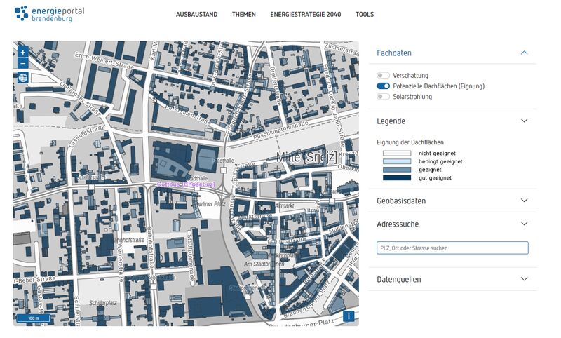 Bild vom Solaratas-Energieportal