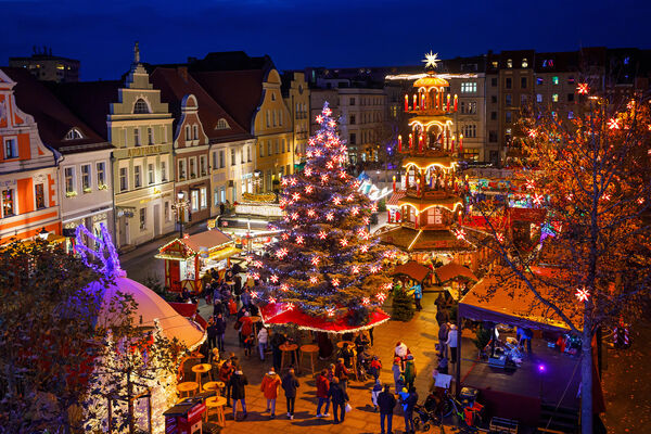 Weihnachtsmarkt der 1000 Sterne in Cottbus
