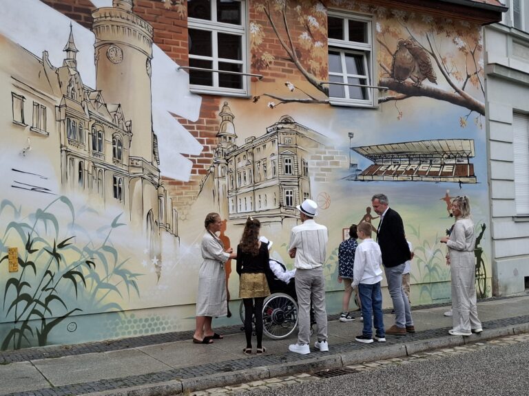 Graffiti-Workshop der Lebenshilfe-Wohnstätte in der Taubenstraße