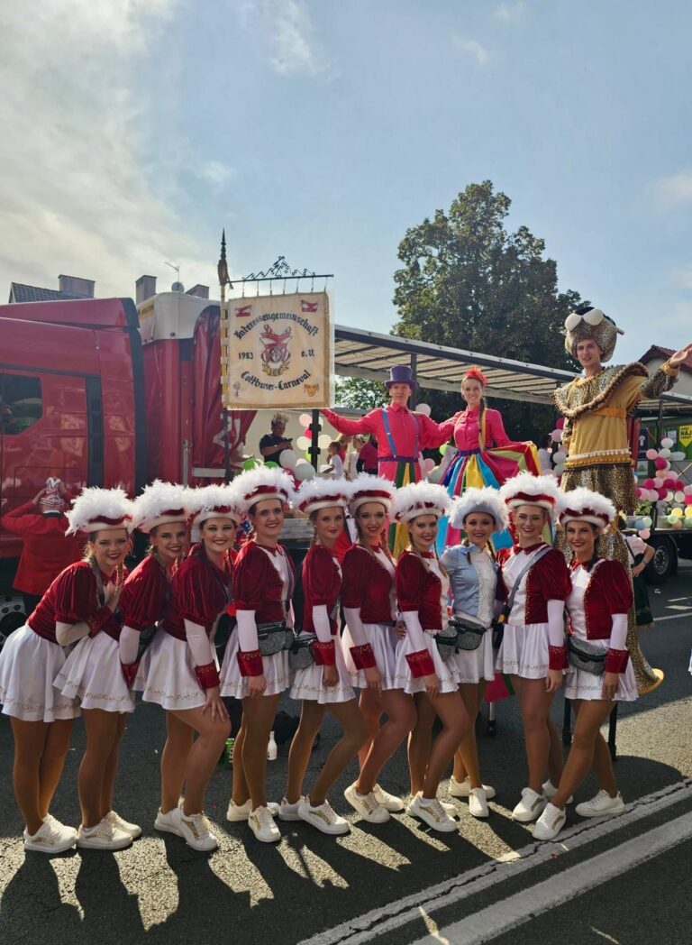 Cottbuser Karnevalisten bereichern das Weinfest in Zielona Góra
